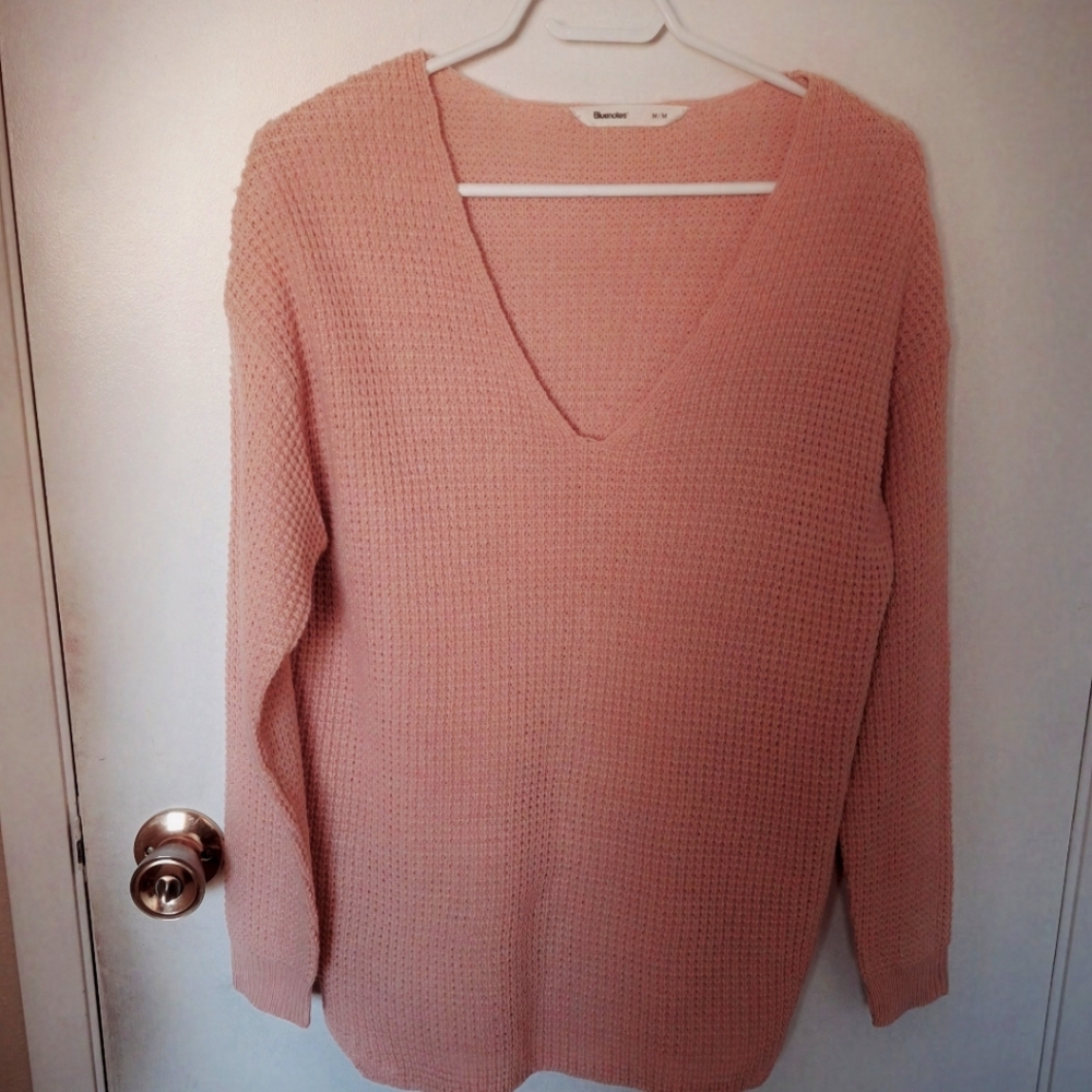 Pink Bluenotes Medium Sweater